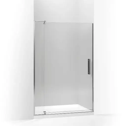 [KOH-707556-L-SHP] Kohler 707556-L-SHP Revel 74" Pivot Glass Shower Door Bright Polished Silver
