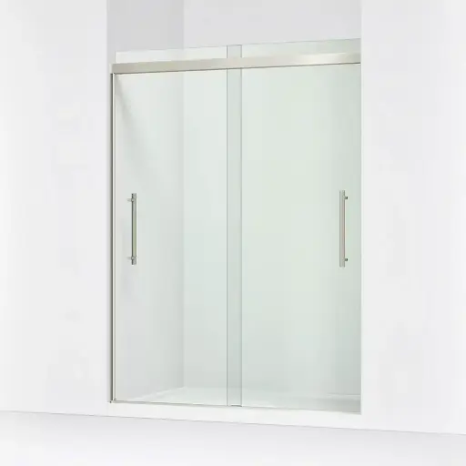 [KOH-707600-8L-BNK] Kohler 707600-8L-BNK Pleat 79-1/16" H Sliding Glass Shower Door Anodized Brushed Nickel