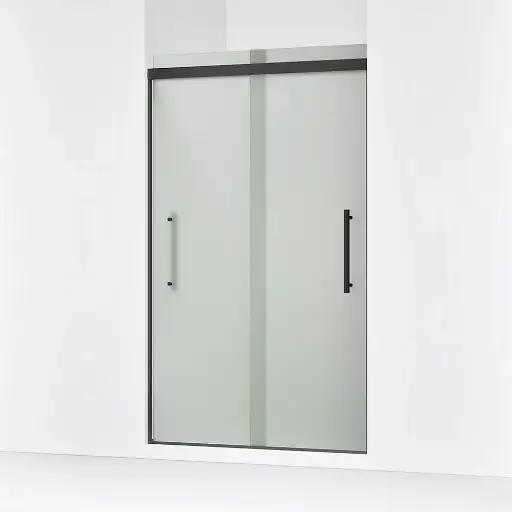 [KOH-707601-8D3-BL] Kohler 707601-8D3-BL Pleat 79" Frameless Sliding Glass Shower Door Matte Black