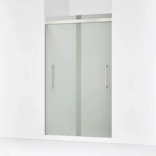 [KOH-707601-8D3-BNK] Kohler 707601-8D3-BNK Pleat 79" Frameless Sliding Glass Shower Door Anodized Brushed Nickel