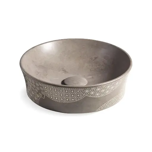 [KOH-8324-CS7] Kohler 8324-CS7 Kensho 16" Round Vessel Bathroom Sink Grey Fousana