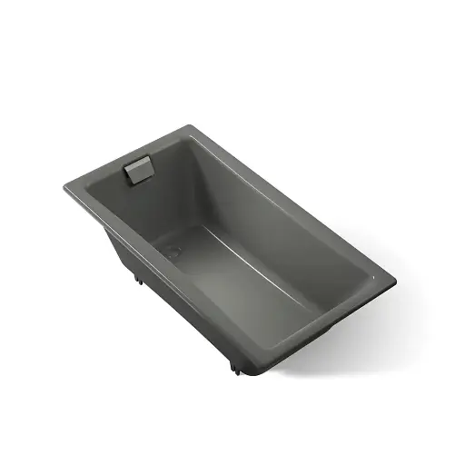 [KOH-850-58] Kohler 850-58 Tea-For-Two 60" x 32" Drop-in Bath Thunder Grey