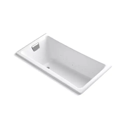 [KOH-852-GH0-0] Kohler 852-GH0-0 Tea-For-Two 60" x 32" Drop-in Heated Air Bath White
