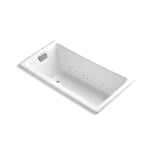 [KOH-852-GHCP-0] Kohler 852-GHCP-0 Tea-For-Two 60" x 32" Drop-in Heated Air Bath White