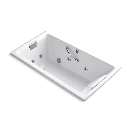 [KOH-856-M-0] Kohler 856-M-0 Tea-For-Two 66" x 36" Drop-in Whirlpool Bath White