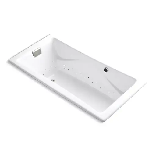 [KOH-865-GHBN-0] Kohler 865-GHBN-0 Tea-For-Two 71-3/4" x 36" Drop-in Heated Air Bath White