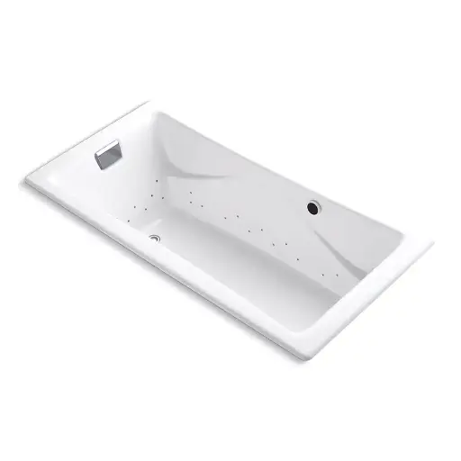 [KOH-865-GHCP-0] Kohler 865-GHCP-0 Tea-For-Two 71-3/4" x 36" Drop-in Heated Air Bath White