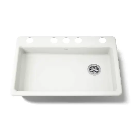 [KOH-8689-5U-NY] Kohler 8689-5U-NY Riverby 33" Undermount Single Bowl Kitchen Sink Dune