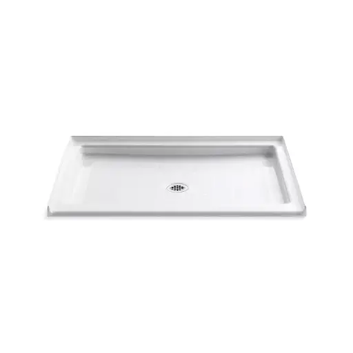 [KOH-9026-0] Kohler 9026-0 Purist 48" x 36" Alcove Shower Base Center Drain White
