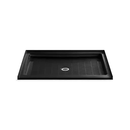 [KOH-9026-7] Kohler 9026-7 Purist 48" x 36" Alcove Shower Base Center Drain Black