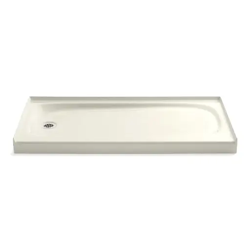 [KOH-9053-96] Kohler 9053-96 Salient 60" x 30" Alcove Shower Base Left Drain Biscuit
