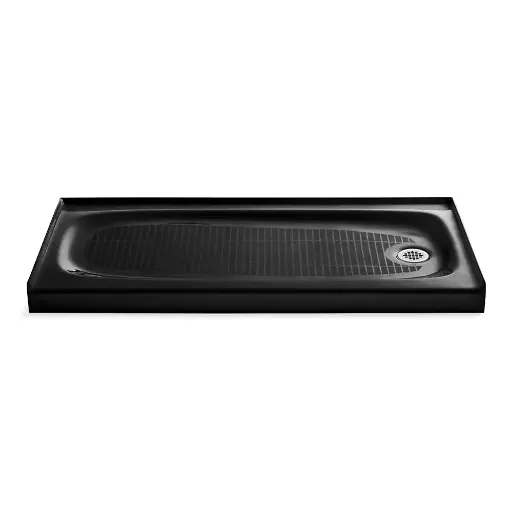 [KOH-9054-7] Kohler 9054-7 Salient 60" x 30" Alcove Shower Base Right Drain Black
