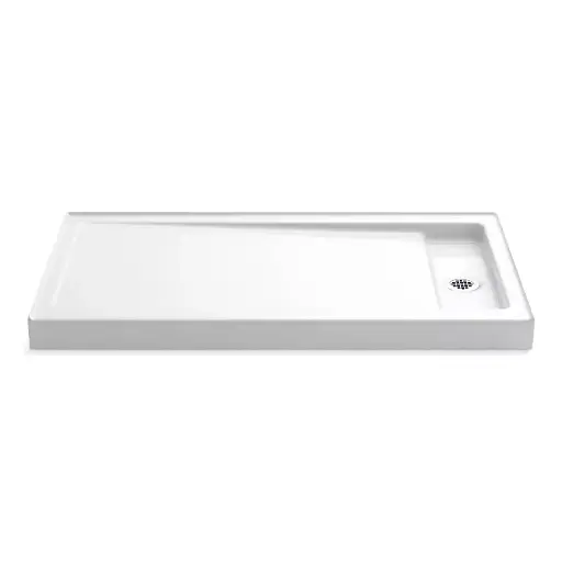 [KOH-9164-0] Kohler 9164-0 Bellwether 60" x 32" Alcove Shower Base Right Drain White