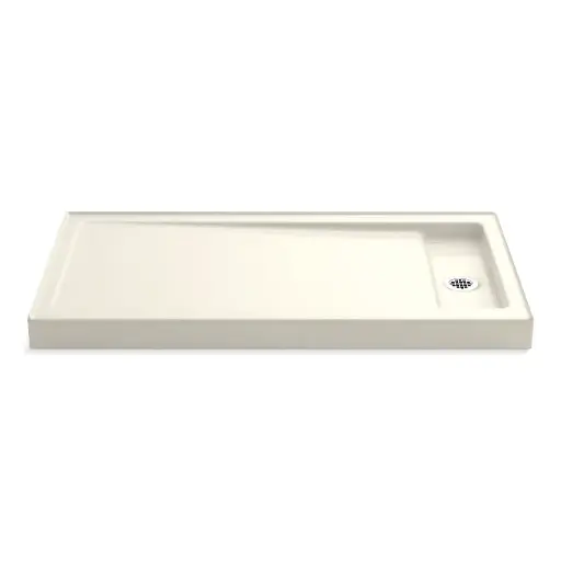 [KOH-9164-96] Kohler 9164-96 Bellwether 60" x 32" Alcove Shower Base Right Drain Biscuit