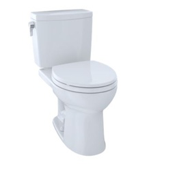[TOTO-CST453CUFG#01] TOTO CST453CUFG Drake II Two Piece Round Toilet Cotton (seat is sold separately)