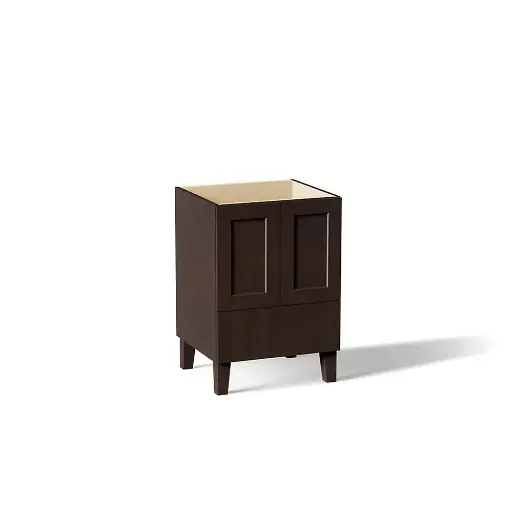 [KOH-99527-LG-1WB] Kohler 99527-LG-1WB Poplin 24" Bathroom Vanity Cabinet Claret Suede