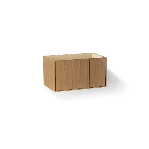 [KOH-99543-R-1WM] Kohler 99543-R-1WM Jute 36" Wall Hung Bathroom Vanity Cabinet Walnut Flax