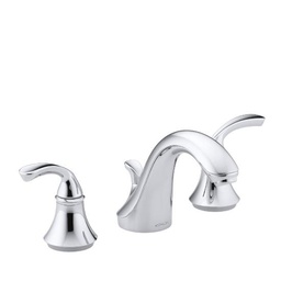 [KOH-10272-4-CP] Kohler 10272-4-CP Forte Widespread Lavatory Faucet With Sculpted Lever Handles
