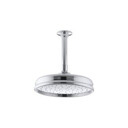 [KOH-13692-CP] Kohler 13692-CP Traditional Round 8 Rainhead With Katalyst Air-Induction Spray 2.5 Gpm