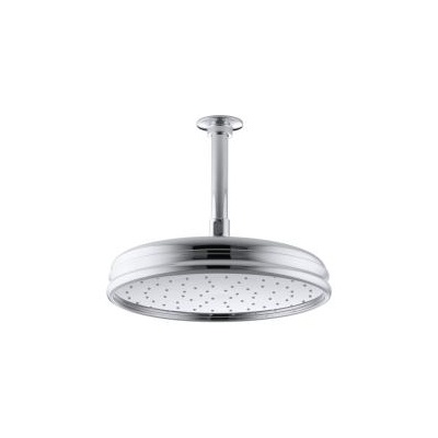 [KOH-13693-CP] Kohler 13693-CP Traditional Round 10 Rainhead With Katalyst Air-Induction Spray 2.5 GPM 