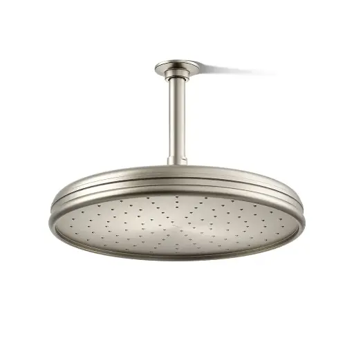 [KOH-13694-BN] Kohler 13694-BN Traditional 12" Single Function 2.5 GPM Showerhead Vibrant Brushed Nickel