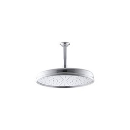[KOH-13694-CP] Kohler 13694-CP Traditional Round 12 Rainhead With Katalyst Air-Induction Spray 2.5 Gpm
