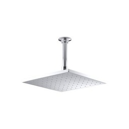 [KOH-13696-CP] Kohler 13696-CP Contemporary Square 10 Rainhead With Katalyst Air-Induction Spray 2.5 Gpm