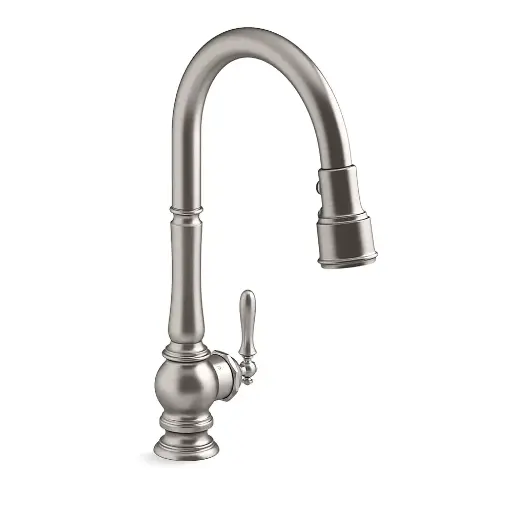 [KOH-29709-VS] Kohler 29709-VS Artifacts Touchless Pull Down Kitchen Sink Faucet Vibrant Stainless