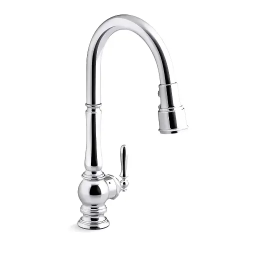 [KOH-29709-WB-CP] Kohler 29709-WB-CP Artifacts Touchless Pull Down Kitchen Sink Faucet Polished Chrome