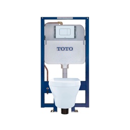[TOTO-CWT437117MFG#WH] TOTO CWT437117MFG MH Wall Hung Toilet Duofit In-Wall Tank System White