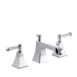 [KOH-454-4S-CP] Kohler 454-4S-CP Memoirs Widespread Lavatory Faucet With Stately Design And Lever Handles
