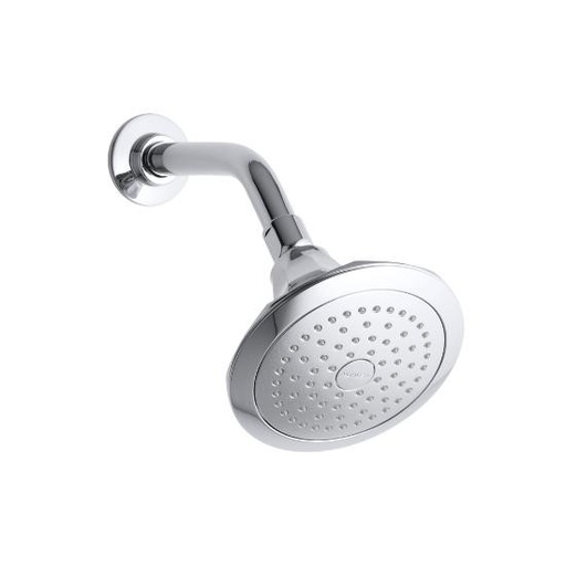 [KOH-457-AK-CP] Kohler 457-AK-CP Memoirs 2.5 GPM  Single Function Wall Mount Showerhead With Katalyst Air-Induction Spray