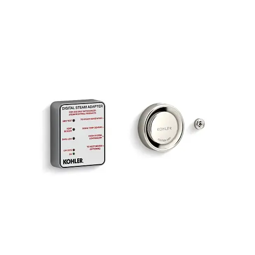[KOH-5548-K1-SN] Kohler 5548-K1-SN Invigoration Series Digital Steam Adapter Kit Vibrant Polished Nickel