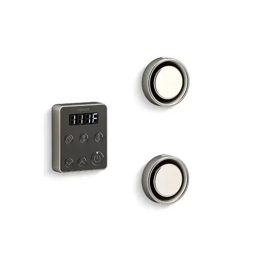 [KOH-5558-BN] Kohler 5558-BN Invigoration Series Tandem Steam Generator Control Kit Vibrant Brushed Nickel