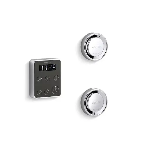 [KOH-5558-CP] Kohler 5558-CP Invigoration Series Tandem Steam Generator Control Kit Polished Chrome