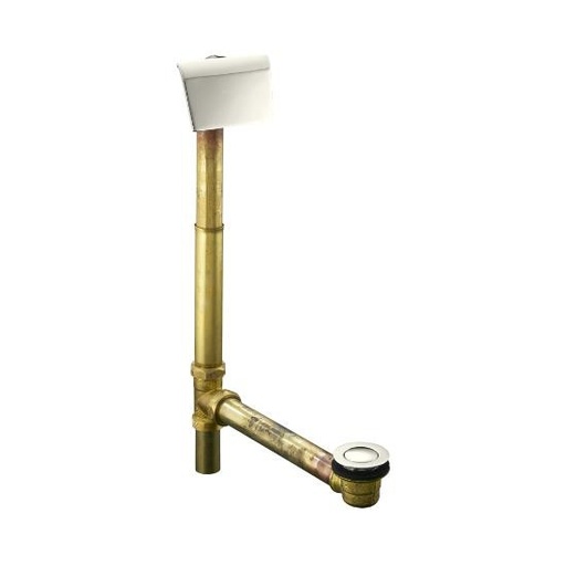[KOH-7147-AF-SN] Kohler 7147-AF-SN Clearflo 1-1/2 Contoured Pop-Up Drain And Overflow