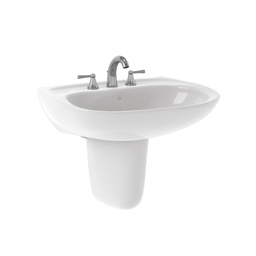 [TOTO-LHT242.4G#01] TOTO LHT242 Prominence Wall Mount 4&quot; Lavatory Sink Cotton
