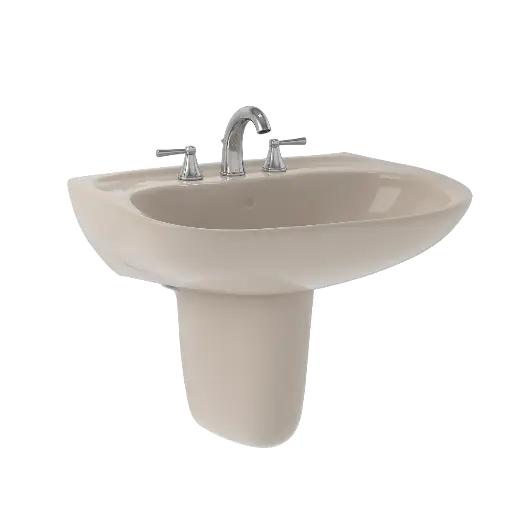 [TOTO-LHT242G#03] TOTO LHT242G#03 Prominence 1-Hole Wall Mount Lavatory Bone