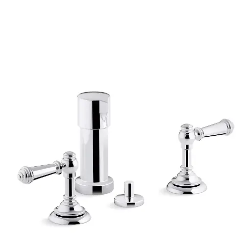 [KOH-72765-4-CP] Kohler 72765-4-CP Artifacts Widespread Bidet Faucet Polished Chrome