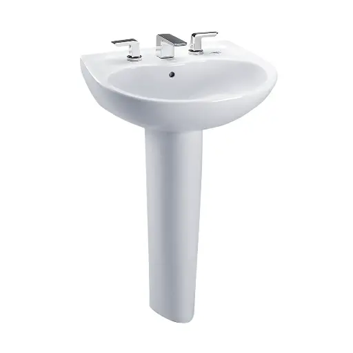[TOTO-LPT241.4G#01] TOTO LPT241.4G#01 Supreme 4" Center Pedestal Lavatory Cotton