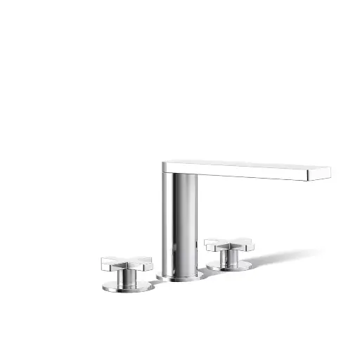 [KOH-73081-3-CP] Kohler 73081-3-CP Composed Deck Mount Bath Faucet Cross Handles Polished Chrome
