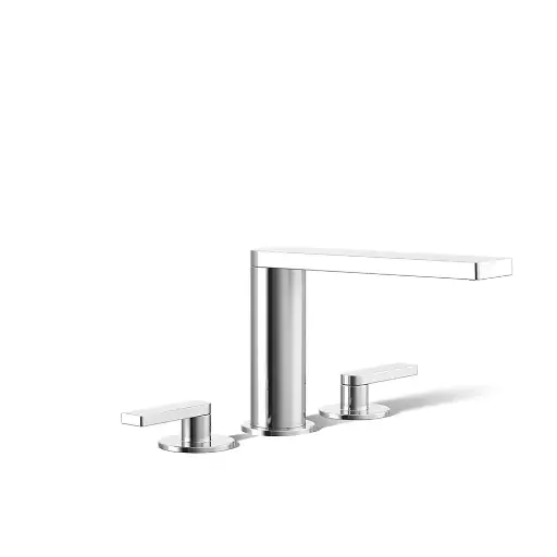 [KOH-73081-4-CP] Kohler 73081-4-CP Composed Deck Mount Bath Faucet Lever Handles Polished Chrome