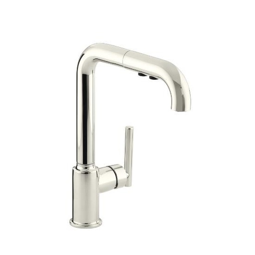 [KOH-7505-SN] Kohler 7505-SN Purist Primary Pullout Kitchen Faucet Vibrant Polished Nickel