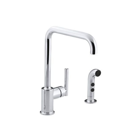 [KOH-7508-CP] Kohler 7508-CP Purist Primary Swing Spout With Spray