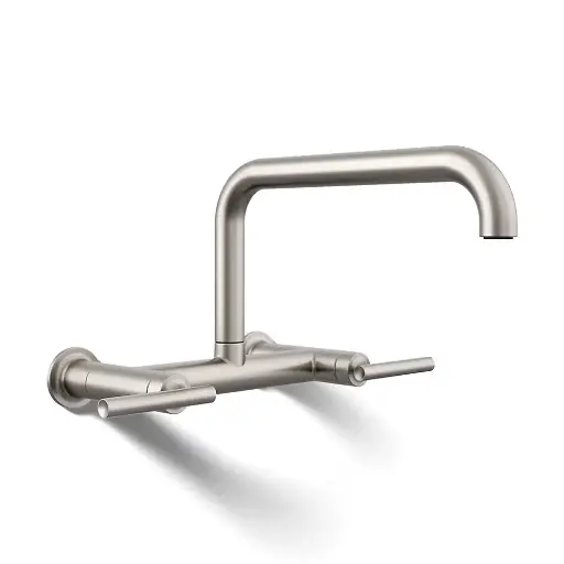 [KOH-7549-4-VS] Kohler 7549-4-VS Purist Wall Mount Bridge Kitchen Faucet Vibrant Stainless