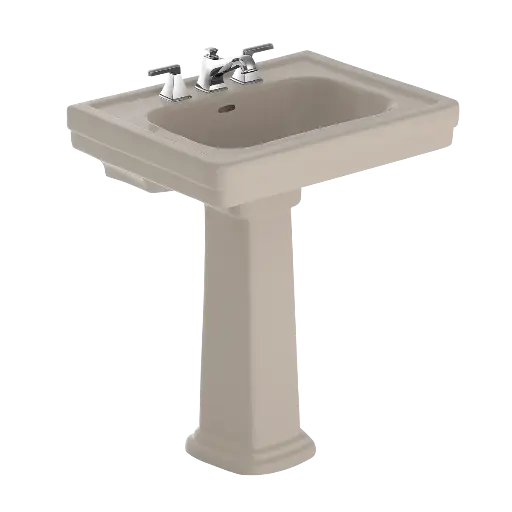 [TOTO-LPT530.8N#03] TOTO LPT530.8N#03 Promenade 8" Center Pedestal Lavatory Bone
