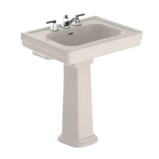[TOTO-LPT530.8N#12] TOTO LPT530.8N#12 Promenade 8" Center Pedestal Lavatory Sedona Beige
