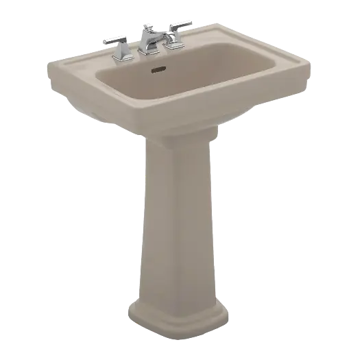 [TOTO-LPT532.8N#03] TOTO LPT532.8N#03 Promenade 8" Center Pedestal Lavatory Bone
