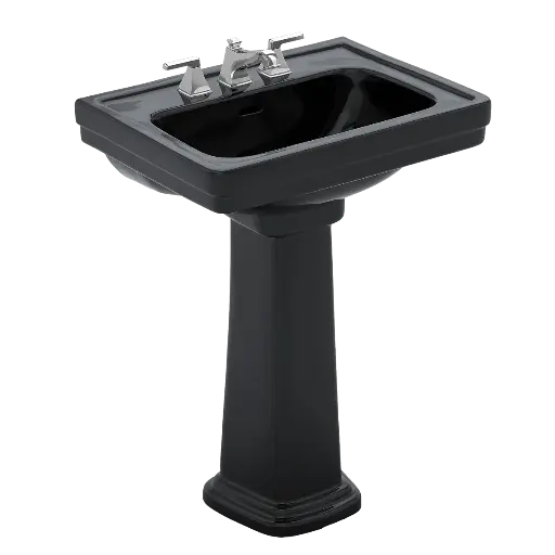 [TOTO-LPT532.8N#51] TOTO LPT532.8N#51 Promenade 8" Center Pedestal Lavatory Ebony