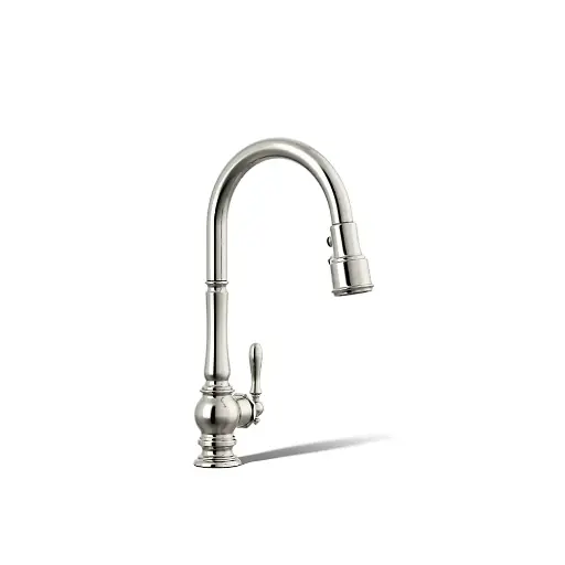 [KOH-99259-SN] Kohler 99259-SN Artifacts Pull Down Kitchen Sink Faucet Vibrant Polished Nickel